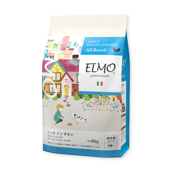 ELMO エルモ ドッグフード リッチ イン チキン 800g×3袋