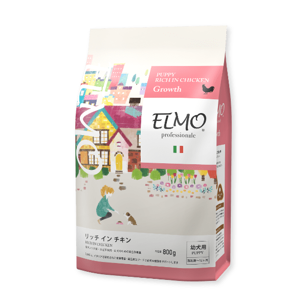 ELMO リッチインチキン パピー  （幼犬用）800g×2袋